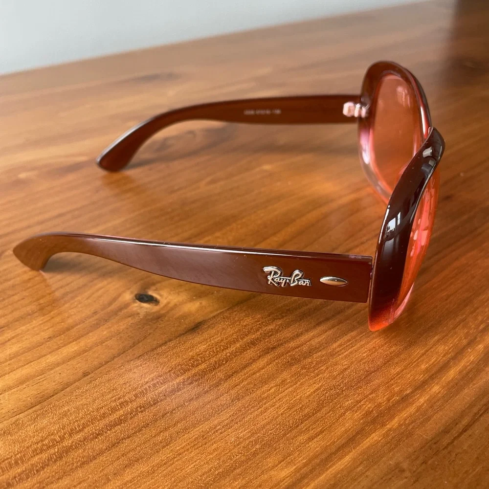 Ray-Ban Women's Gradient Maroon Jackie Ohh sunglasses RB4098